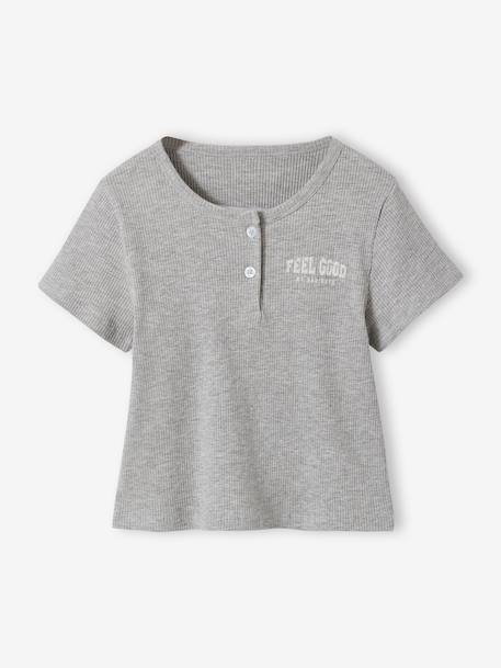 Set van 2 korte en lange pyjama's gemêleerd grijs - vertbaudet enfant 