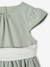 Robe fête patineuse nœud blanc+vert sauge - vertbaudet enfant 