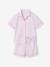 Pyjamashort met korte mouwen om te personaliseren lila - vertbaudet enfant 