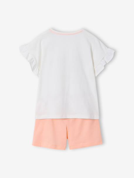 Lot 2 pyjashort cœurs écru - vertbaudet enfant 