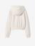 Sweater voor meisjes met capuchon voor sport vanille - vertbaudet enfant 