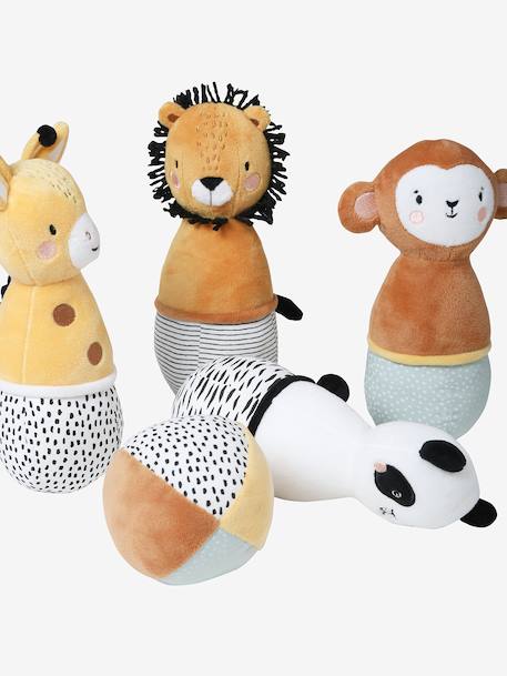 Jeu de quilles en tissu TANZANIE jaune - vertbaudet enfant 