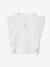 T-shirt à volants manches courtes écru - vertbaudet enfant 