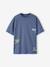 Lot 2 T-shirt manches courtes bleu grisé - vertbaudet enfant 