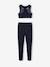 Ensemble fille brassière legging anthracite - vertbaudet enfant 