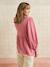 Blouse grossesse et allaitement rose - vertbaudet enfant 