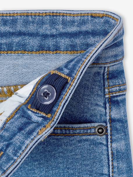 Bermuda in denim voor jongens met verstelbare taille double stone+stone - vertbaudet enfant 