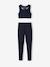 Ensemble fille brassière legging anthracite - vertbaudet enfant 
