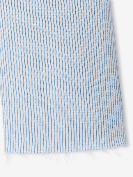 Pantacourt fille coton rayé bleu - vertbaudet enfant 