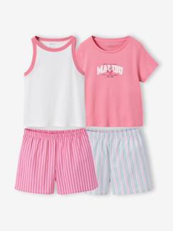 -Set van 2 pyjama short met korte mouwen