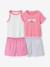Set van 2 pyjama short met korte mouwen wit - vertbaudet enfant 