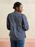 Blouse voor borstvoeding met ballonmouwen marineblauw - vertbaudet enfant 