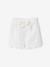 2-delige set met short voor meisjes Ella Happy Time wit - vertbaudet enfant 