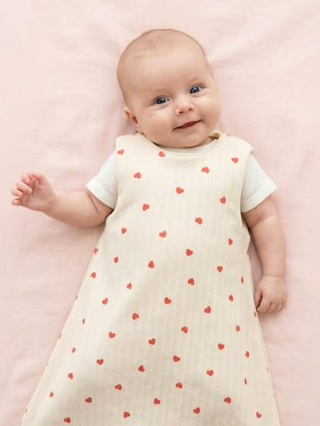 Gigoteuse été bébé MON COEUR écru - vertbaudet enfant 