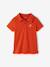 Lot de 2 polos garçon unis manches courtes LOT BLEU+orange+vert d'eau - vertbaudet enfant 