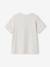 T-shirt met korte mouwen voor jongens gemêleerd wit+korstmos - vertbaudet enfant 