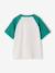 T-shirt manches courtes garçon bleu océan+vert émeraude - vertbaudet enfant 