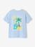 Jongensshirt met motief op de voor- en achterkant hemelsblauw+oceaanblauw+rozenhout+wit - vertbaudet enfant 