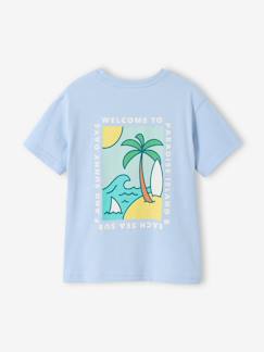 -T-shirt garçon motifs devant et dos 