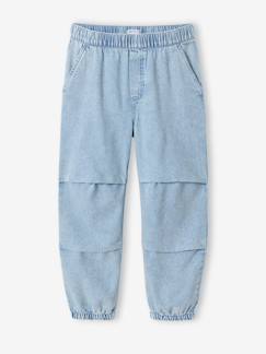 -Pantalon parachute denim