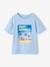 T-shirt manches courtes garçon bleu ciel+noix de pécan - vertbaudet enfant 