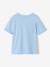 T-shirt met korte mouwen voor jongens hemelsblauw+pecannoot - vertbaudet enfant 