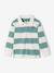 Polo rayé garçon gris chiné+marine+ocre+vert+vert d'eau - vertbaudet enfant 