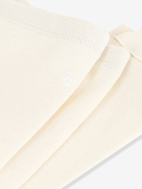 Legging bébé en coton uni écru - vertbaudet enfant 