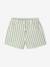 Short twill fille écru+vert sauge - vertbaudet enfant 