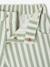 Short twill fille écru+vert sauge - vertbaudet enfant 