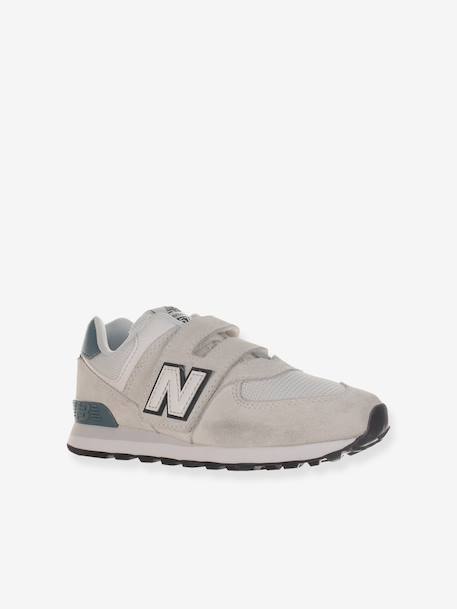 Basket P5744HP blanc+bleu+gris - vertbaudet enfant 