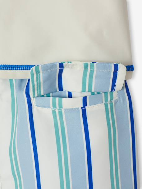 Ensemble maillot de bain anti UV bleu ciel - vertbaudet enfant 