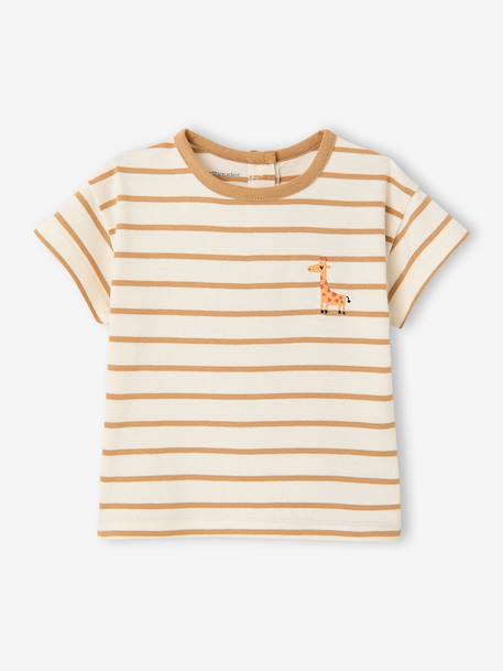T-shirt manches courtes bébé caramel - vertbaudet enfant 