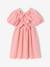 Robe fille Vichy noeuds dos corail - vertbaudet enfant 