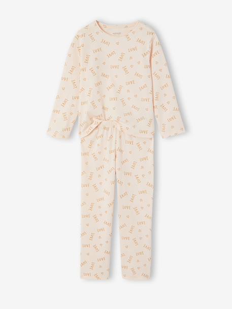Set van 3 luipaardpyjama's ecru - vertbaudet enfant 
