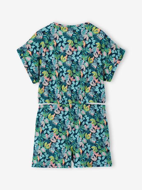 Combi short fille jersey écru+multicolore - vertbaudet enfant 
