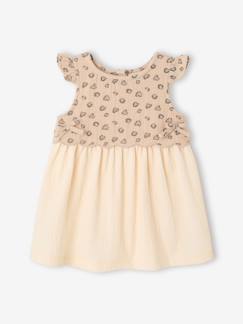 -Robe bébé fille bimatière