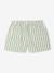 Short twill fille écru+vert sauge - vertbaudet enfant 