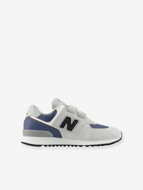 Basket P5744HP blanc+bleu+gris - vertbaudet enfant 