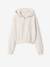 Sweater voor meisjes met capuchon voor sport vanille - vertbaudet enfant 