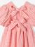 Robe fille Vichy noeuds dos corail - vertbaudet enfant 