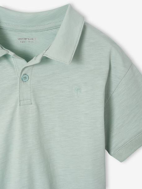 Polo manches courtes garçon menthe - vertbaudet enfant 