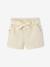 Short fille style paperbag écru+rose - vertbaudet enfant 