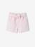 Short fille twill ceinture à nouer rayé bleu+rose+vanille - vertbaudet enfant 
