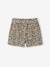 Short fille twill ceinture à nouer rayé bleu+rose+vanille - vertbaudet enfant 