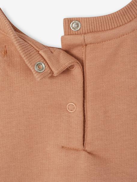 Sweat bébé fille personnalisable noix de pécan+vanille - vertbaudet enfant 