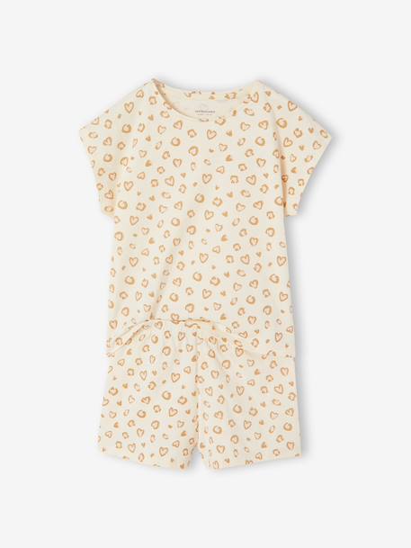 Lot de 3 pyjamas léopard écru - vertbaudet enfant 