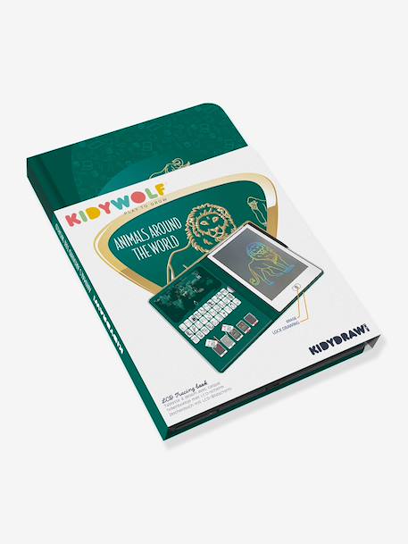 Tablette à dessin Kidydraw mini jaune+rose+vert sapin+violet - vertbaudet enfant 