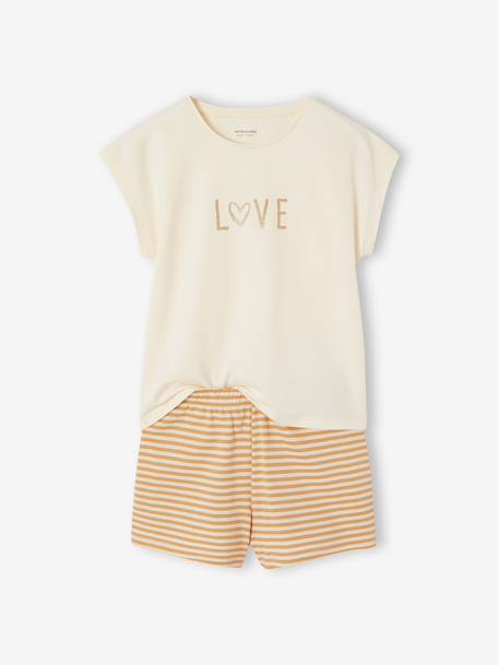 Lot de 3 pyjamas léopard écru - vertbaudet enfant 