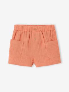 -Baby short van katoengaas